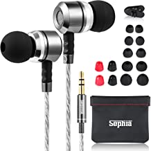 Sephia SP3060 Earbuds, Noise Isolating in Ear Headphones, Powerful Bass Sound, High Definition, Pure Audio, Earphones